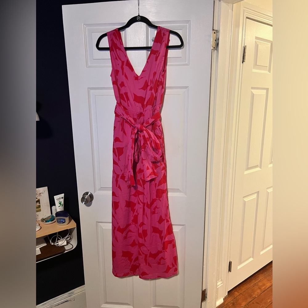 Vineyard Vines Cropped Wide Leg Jumpsuit